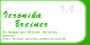 veronika breiner business card